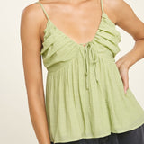 Lined Cami With Self Tie - MTT Collective