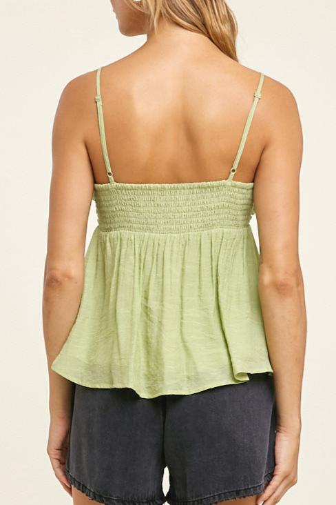 Lined Cami With Self Tie - MTT Collective