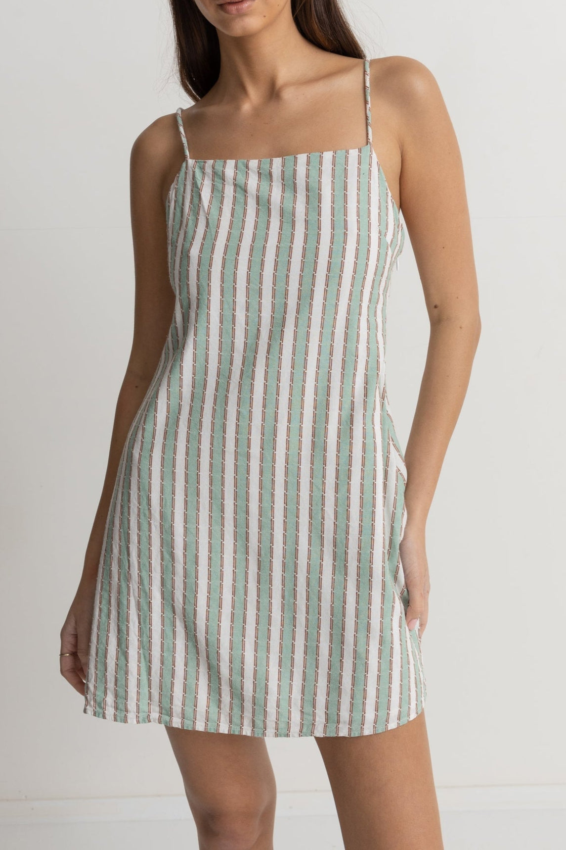 Seascape Stripe Mini Dress - MTT Collective