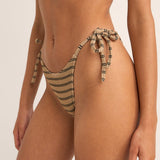 Sol Stripe Tie Side High Cut Bottoms