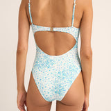 Serenity Floral Tie Front One Piece