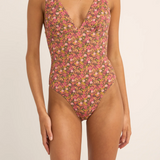 Marie Floral Classic One Piece