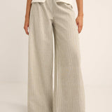 Valley Stripe Wide Leg Pant