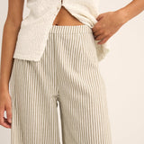 Valley Stripe Wide Leg Pant