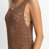 Maddie Knit Scoop Neck Mini Dress