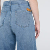 Performance Denim Lite Pleated Pant