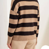 Shellie Striped Knitted Crew