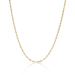 Kennedy Gold Stainless Steel PVD Singapore Chain Necklace - MTT Collective