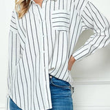 Diana Striped Linen shirt