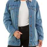 Lenna Sherpa Lined Denim Jacket