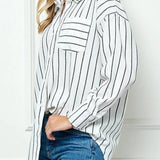 Diana Striped Linen shirt