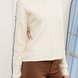 Macchiato Mock Neck Knit Pull Over