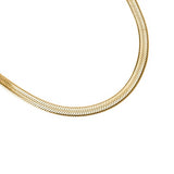 Rowan Gold Stainless Steel PVD Herringbone Chain Necklace