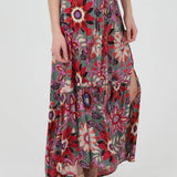 Calliope Ruffle Hem Maxi Skirt