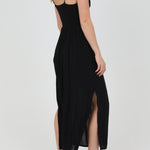 Twist Front Cut-Out Maxi Dress - MTT Collective