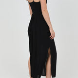 Twist Front Cut-Out Maxi Dress - MTT Collective