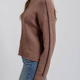 Macchiato Mock Neck Knit Pull Over