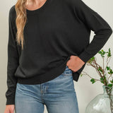 Raya Extended Shoulder Sweater