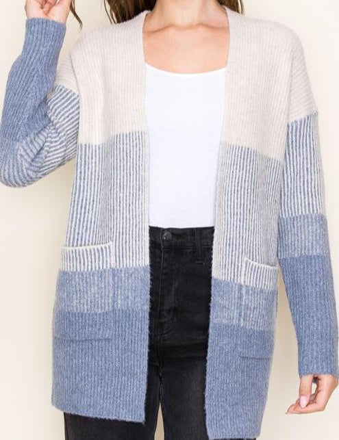 Karre Color Block Cardigan - MTT Collective