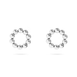 Kayla 18K Gold or Stainless PVD Circle Ball Stud Earrings