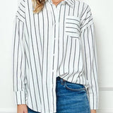 Diana Striped Linen shirt