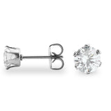 Andrea PVD Cubic Zirconia Stud Earrings