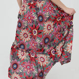 Calliope Ruffle Hem Maxi Skirt