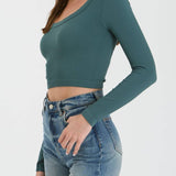 Kenzie Scoop Neck Knit Top