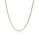 Selena Stainless Steel Wheat Chain Necklace