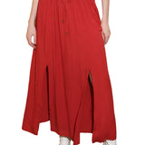 Rosa Double Slit Maxi Skirt