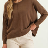 Raya Extended Shoulder Sweater