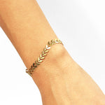 Savannah Stainless Steel PVD Chevron Bracelet - MTT Collective