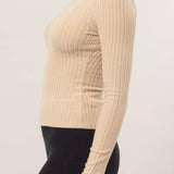 Brenna Ribbed Long Sleeve Top