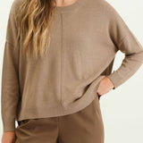 Raya Extended Shoulder Sweater