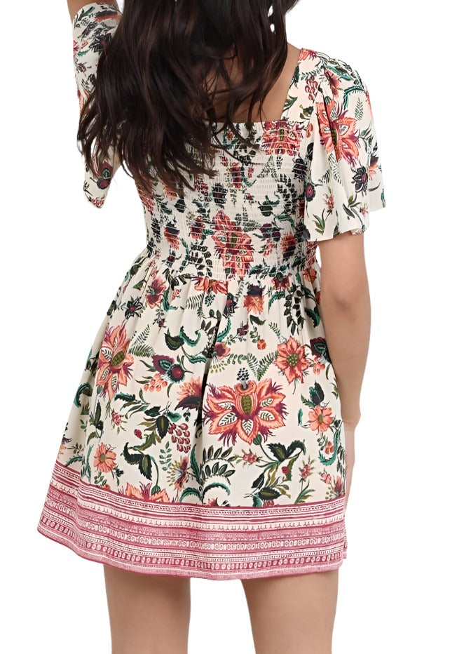 Gardenia Twist Front Dress - MTT Collective