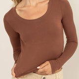 Tara Scoop Neck Top