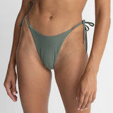 Classic Tie Side High Cut Bikini Bottoms