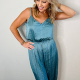 Impala Crinkle Satin Jumpsuit - MTT Collective