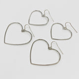 Smooth Heart Earrings - MTT Collective