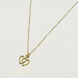 Leah Interlinked Hearts Necklace