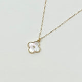 Clover Pearl Van Cleef Necklace | Gold