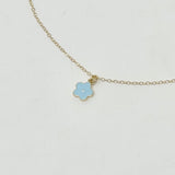 Dainty Spring Flower Necklace | Gold