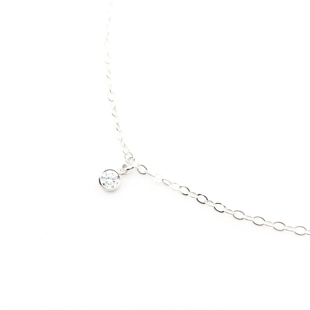 GUIDING LIGHT RHINESTONE NECKLACES | 14K GOLD-FILLED | SIZE OPTIONS - MTT Collective