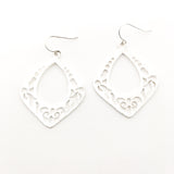 Jasmine Brushed Drop Earrings