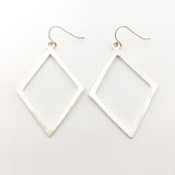 Kya Brushed Diamond Earrings - MTT Collective