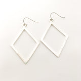 Kya Brushed Diamond Earrings - MTT Collective