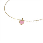 Alexa Large Heart Necklace | Gold - MTT Collective