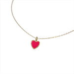 Alexa Large Heart Necklace | Gold - MTT Collective