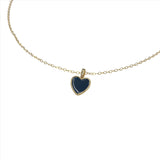 Alexa Large Heart Necklace | Gold - MTT Collective