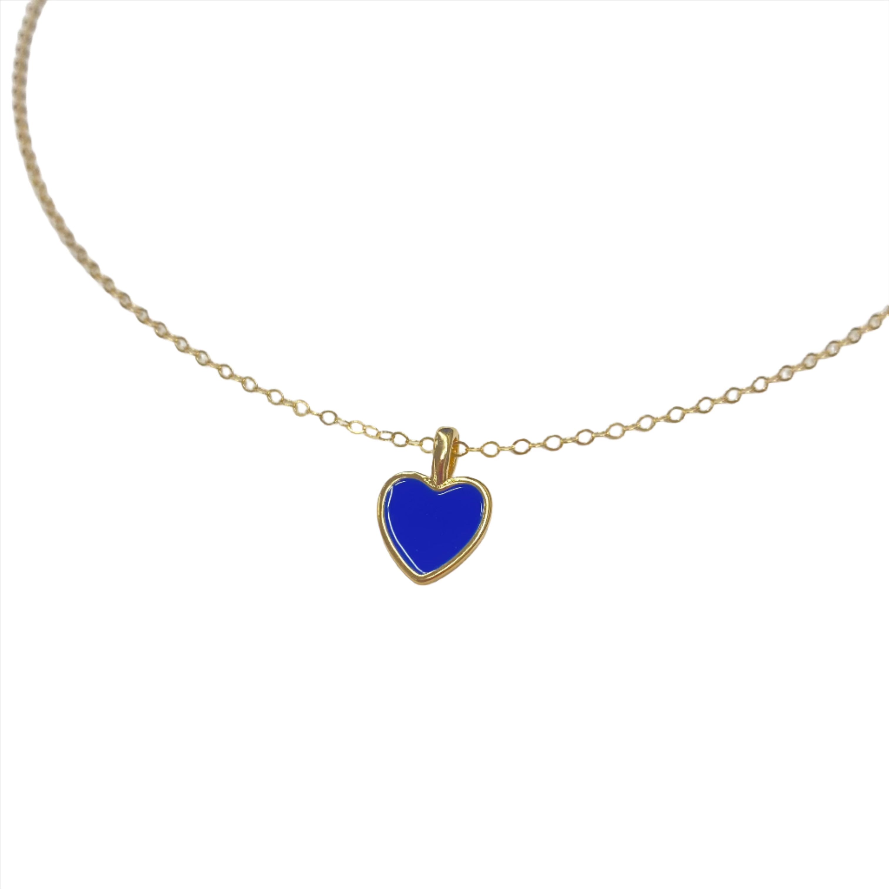 Alexa Large Heart Necklace | Gold - MTT Collective